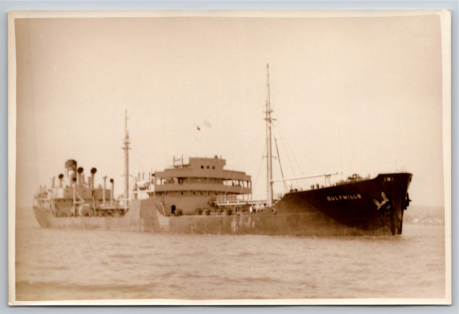 Vintage Gulfmills T2 Oil Tanker Photo by R. Scozzafava NY