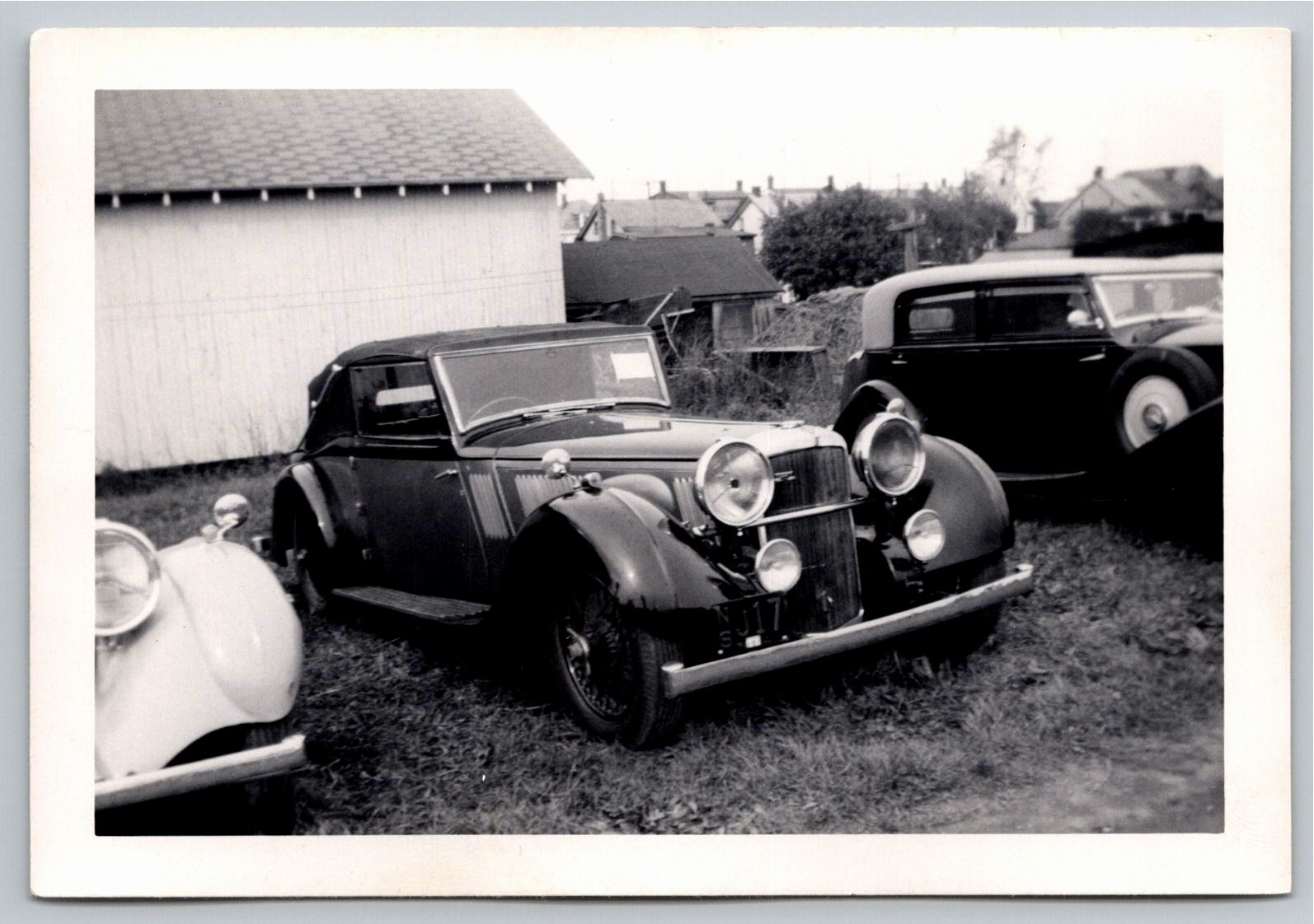Vintage 1930s Luxury Roadster Convertible Car Photo Print