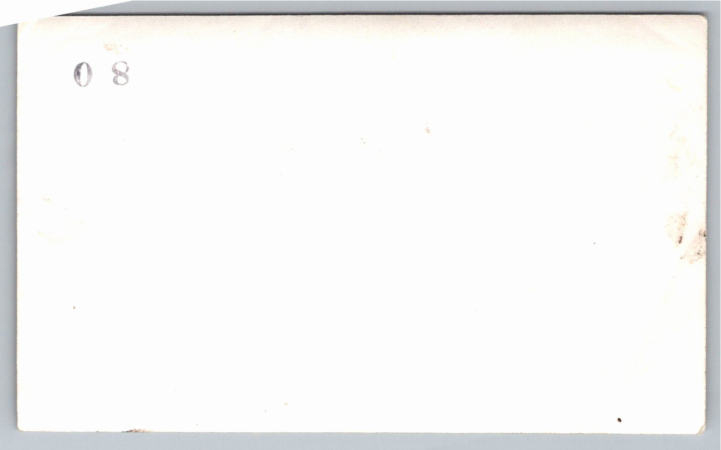 Vintage 1940s Ford Truck Firewood Load Snapshot Photograph - Back / Reverse View