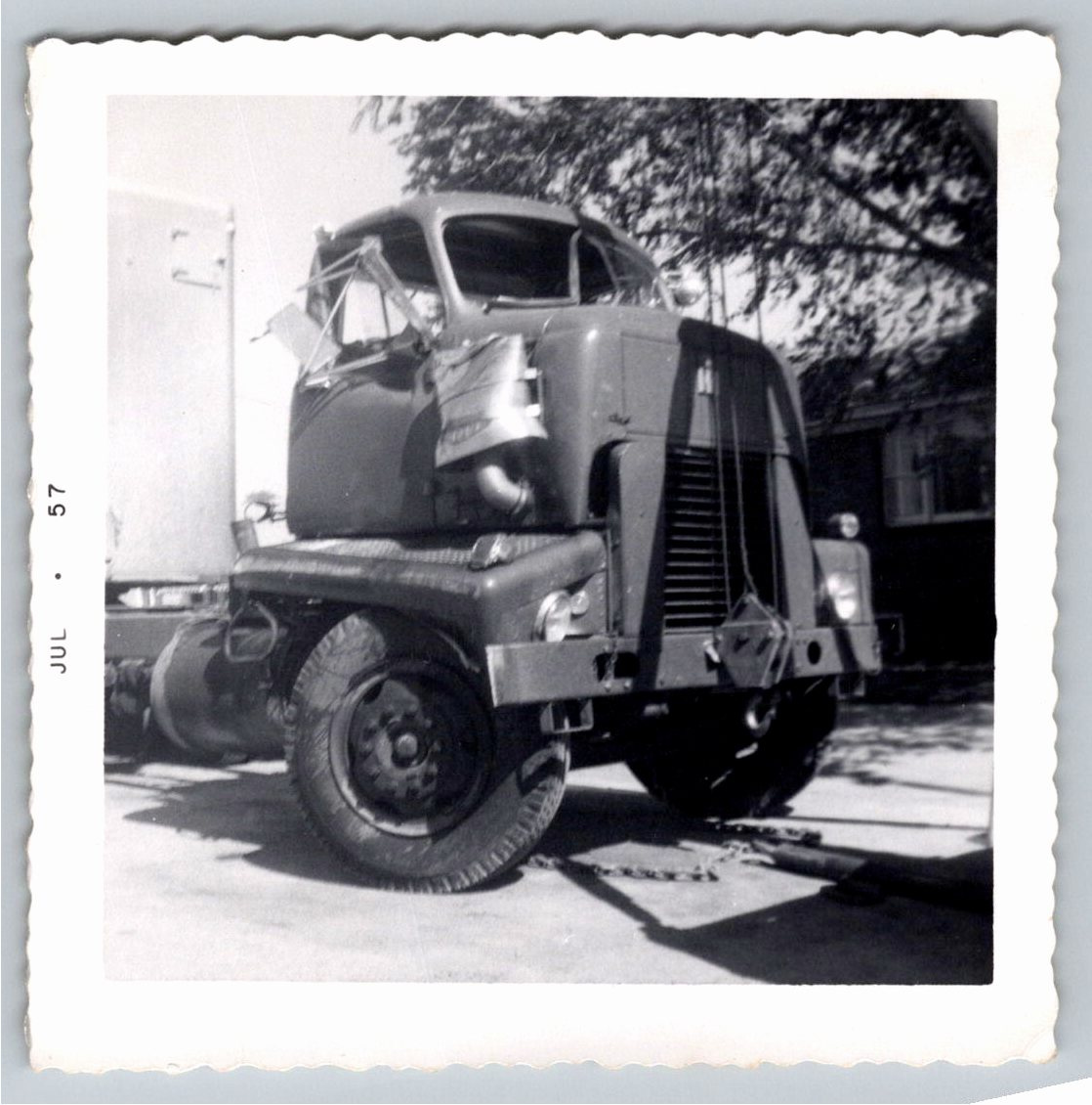 1957 International Harvester COE Semi Truck Vintage Photo