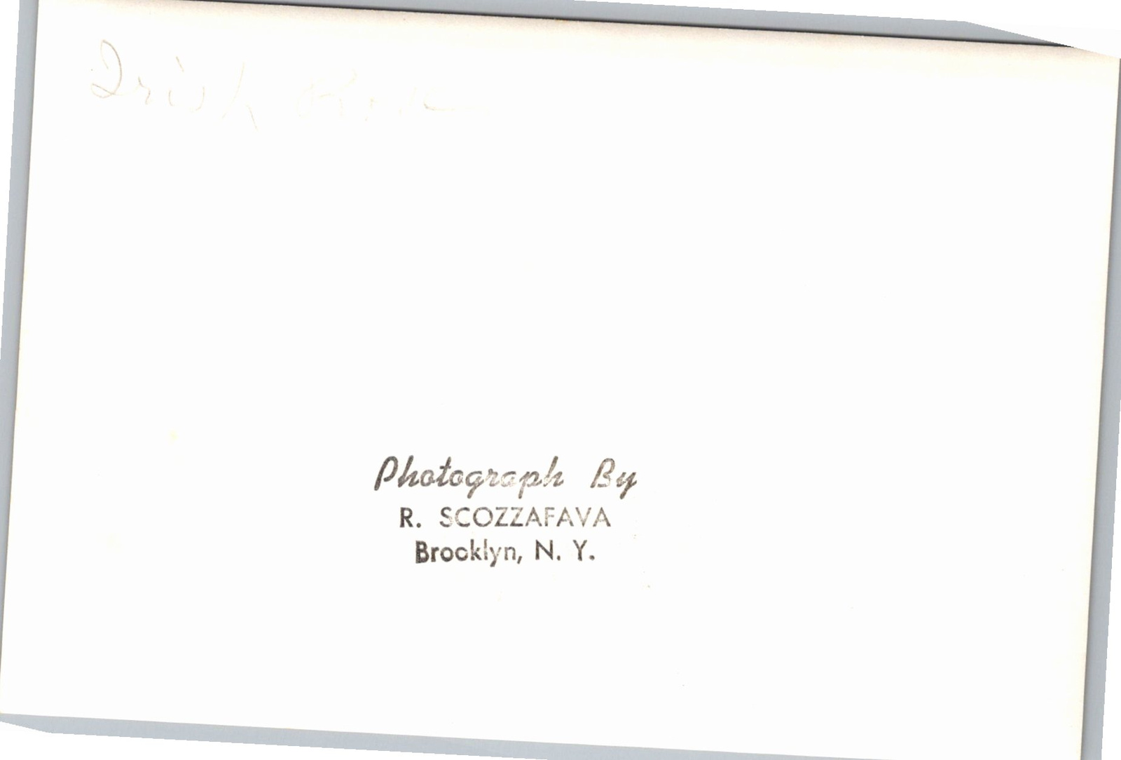 Vintage 1950s Irish Rose Cargo Ship Photo, Scozzafava NY - Back / Reverse View