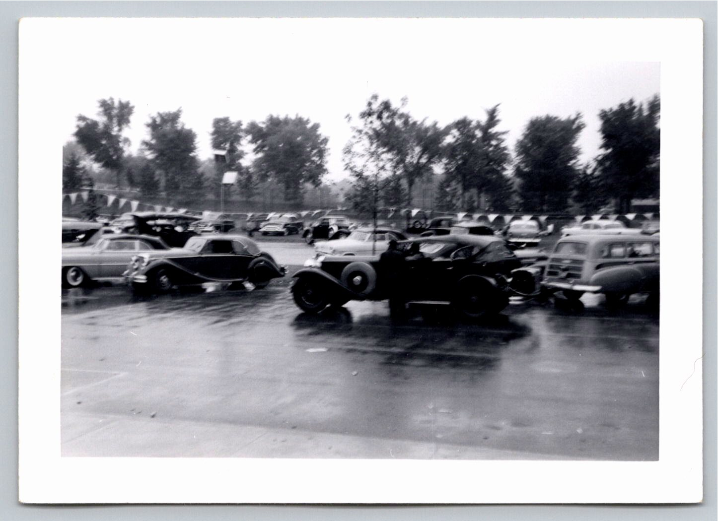 1950s Vintage Classic Automobile Show Gelatin Silver Photo