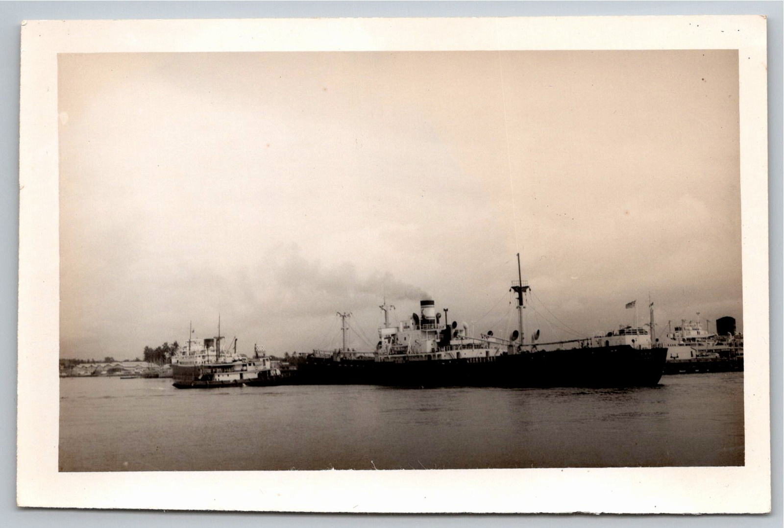 Vintage Mid-Century Maritime Ocean Freighter Photos - Set of 3 - Lot Photo 5