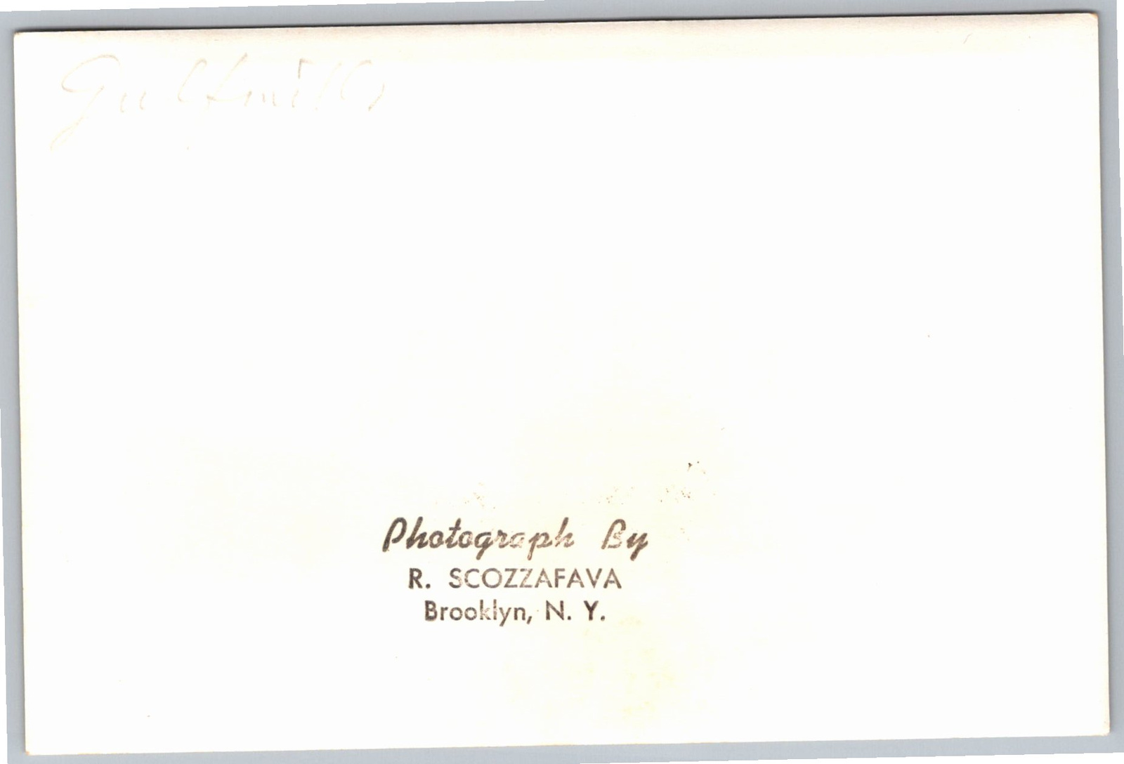 Vintage Gulfmills T2 Oil Tanker Photo by R. Scozzafava NY - Back / Reverse View